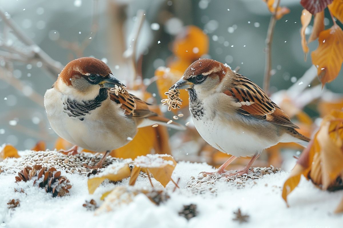 Comment aider efficacement les oiseaux pendant l'hiver ? Conseils et erreurs à éviter