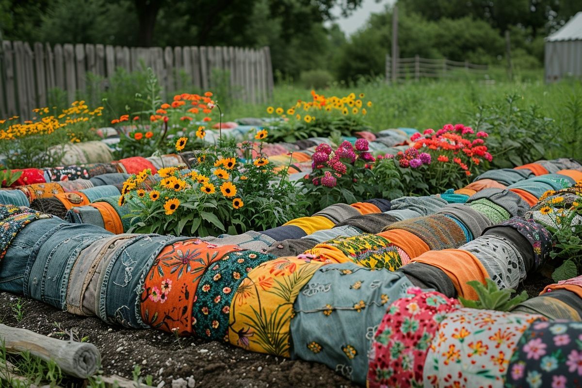 Protégez votre jardin en hiver en recyclant vos vieux vêtements : une astuce écologique